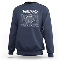 Jimothy Raccoon Seattle Feral Legend Meme Sweatshirt Cute Trash Panda Viral Animal Lover Gift