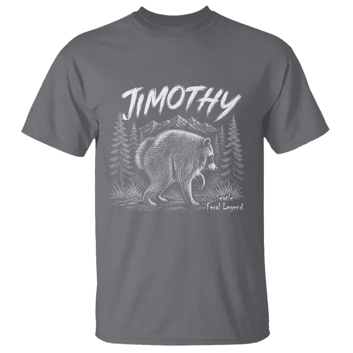 Jimothy Raccoon Seattle Feral Legend Meme T Shirt Cute Trash Panda Viral Animal Lover Gift