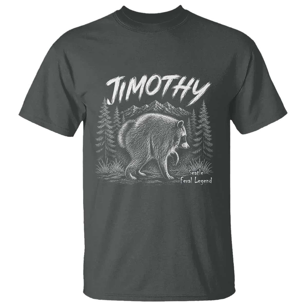 Jimothy Raccoon Seattle Feral Legend Meme T Shirt Cute Trash Panda Viral Animal Lover Gift