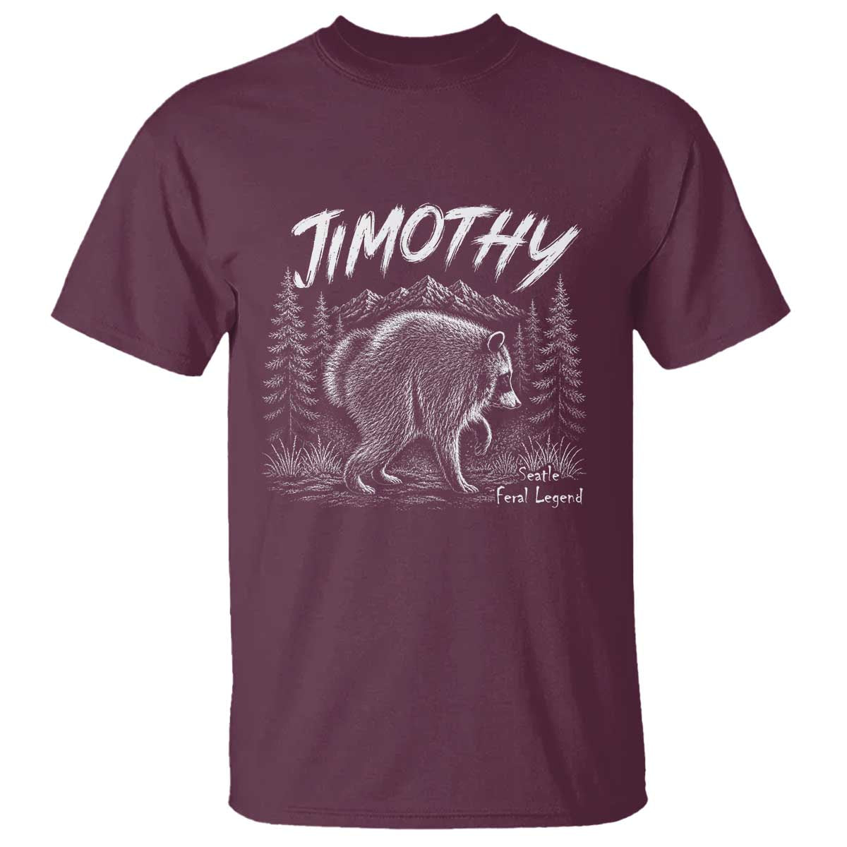 Jimothy Raccoon Seattle Feral Legend Meme T Shirt Cute Trash Panda Viral Animal Lover Gift