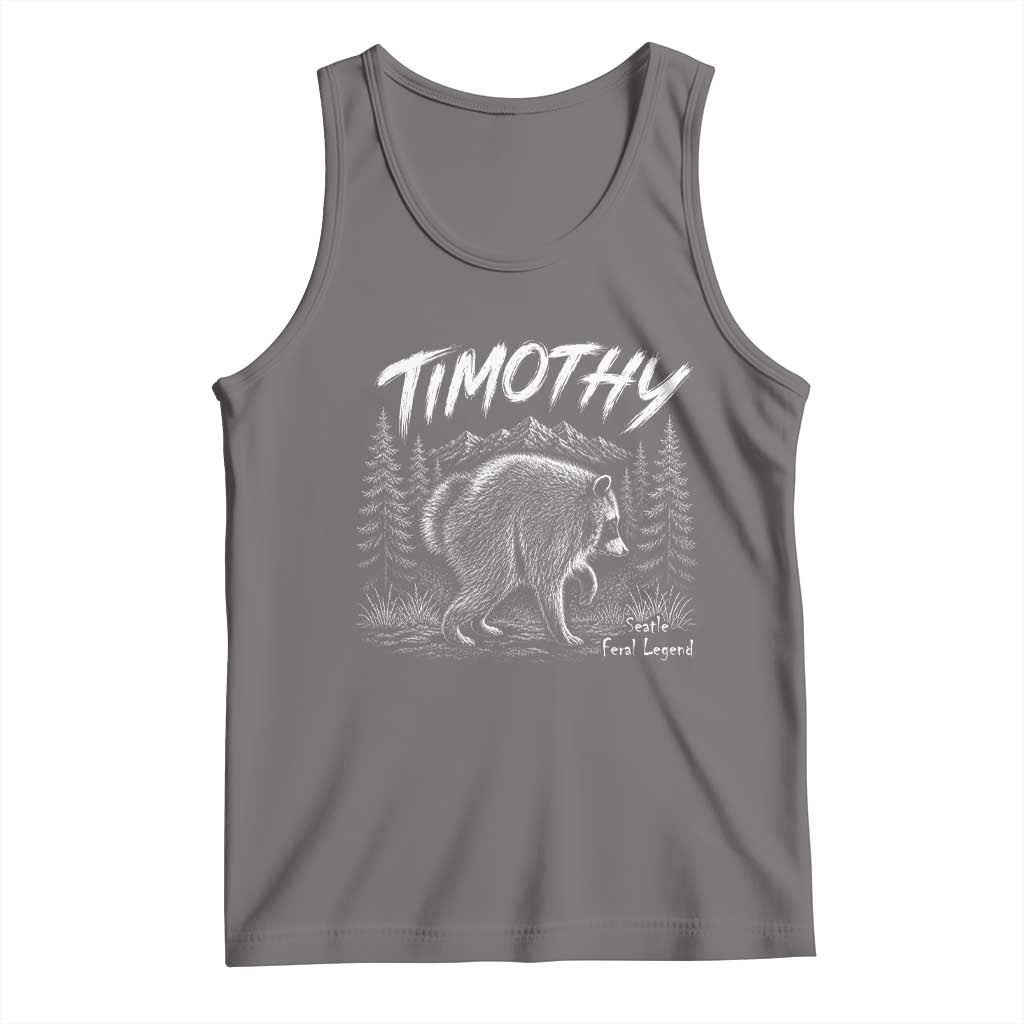 Jimothy Raccoon Seattle Feral Legend Meme Tank Top Cute Trash Panda Viral Animal Lover Gift