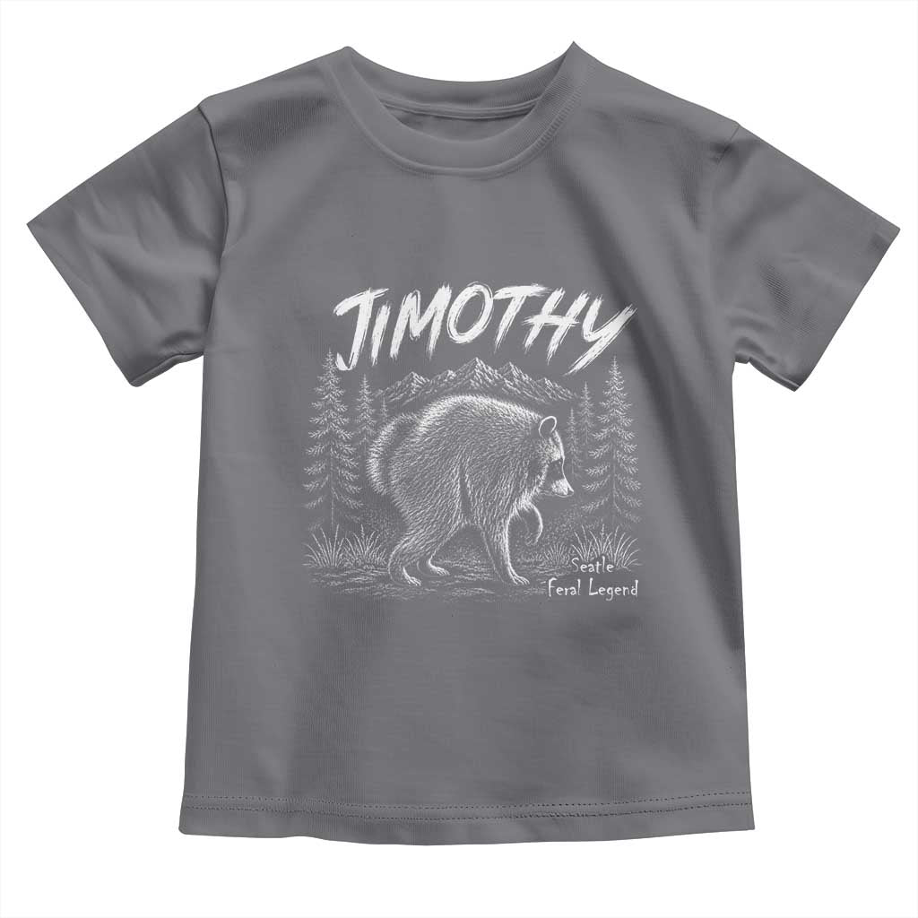 Jimothy Raccoon Seattle Feral Legend Meme Toddler T Shirt Cute Trash Panda Viral Animal Lover Gift