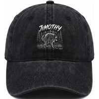 Jimothy Raccoon Seattle Feral Legend Meme Washed Cotton Baseball Cap Cute Trash Panda Viral Animal Lover Gift