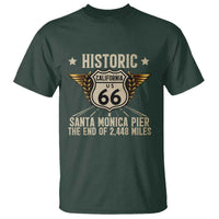 Route Highway 66 Historic California Santa Monica Pier T Shirt