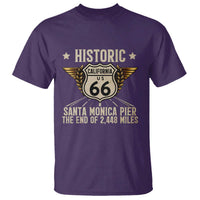 Route Highway 66 Historic California Santa Monica Pier T Shirt