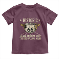 Route Highway 66 Historic California Santa Monica Pier Toddler T Shirt