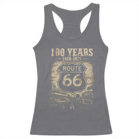 Route Highway 66 100 Year Centennial Anniversary Souvenir Racerback Tank Top