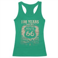 Route Highway 66 100 Year Centennial Anniversary Souvenir Racerback Tank Top