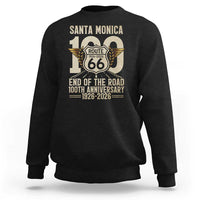 Route Highway 66 100 Year Centennial Anniversary Souvenir Sweatshirt Santa Monica End of the Road