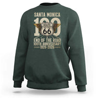 Route Highway 66 100 Year Centennial Anniversary Souvenir Sweatshirt Santa Monica End of the Road