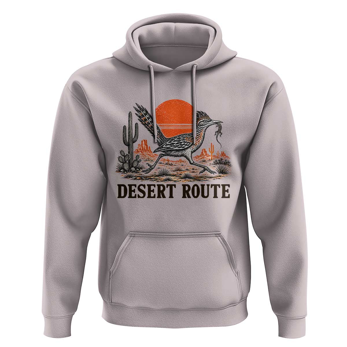 Arizona Roadrunner Bird Desert Landscape Cactus Hoodie