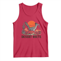 Arizona Roadrunner Bird Desert Landscape Cactus Tank Top