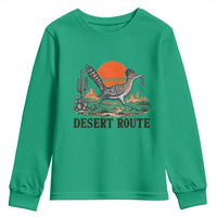 Arizona Roadrunner Bird Desert Landscape Cactus Youth Sweatshirt