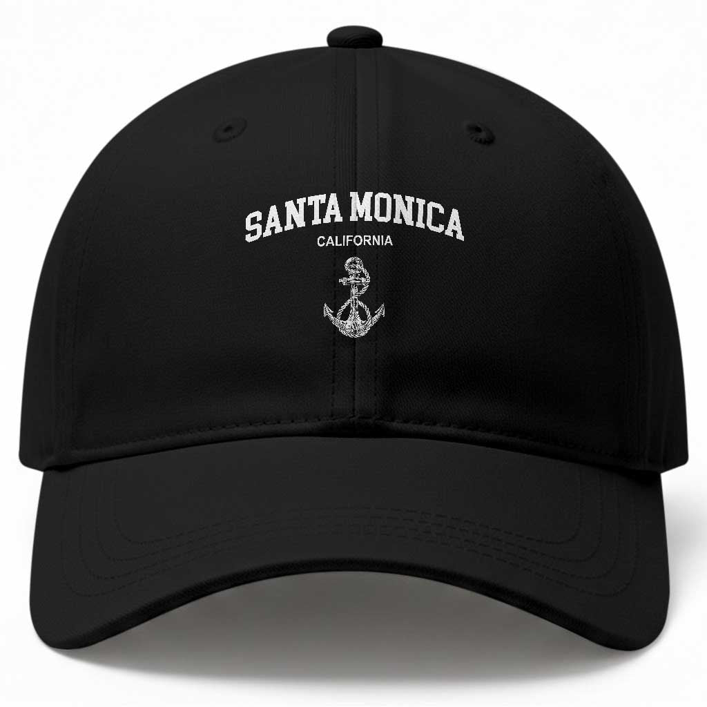 Santa Monica CA California Travel Souvenir Baseball Cap