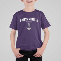 Santa Monica CA California Travel Souvenir T Shirt For Kid