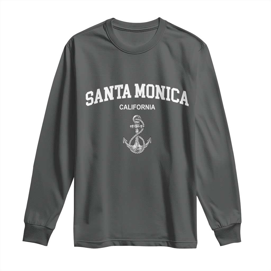 Santa Monica CA California Travel Souvenir Long Sleeve Shirt