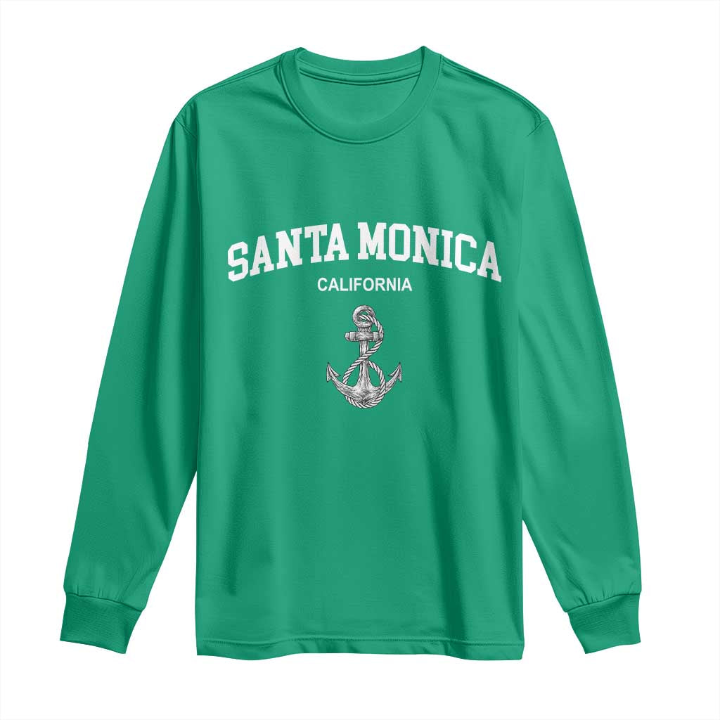 Santa Monica CA California Travel Souvenir Long Sleeve Shirt