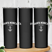Santa Monica CA California Travel Souvenir Skinny Tumbler