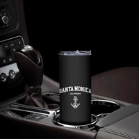 Santa Monica CA California Travel Souvenir Skinny Tumbler