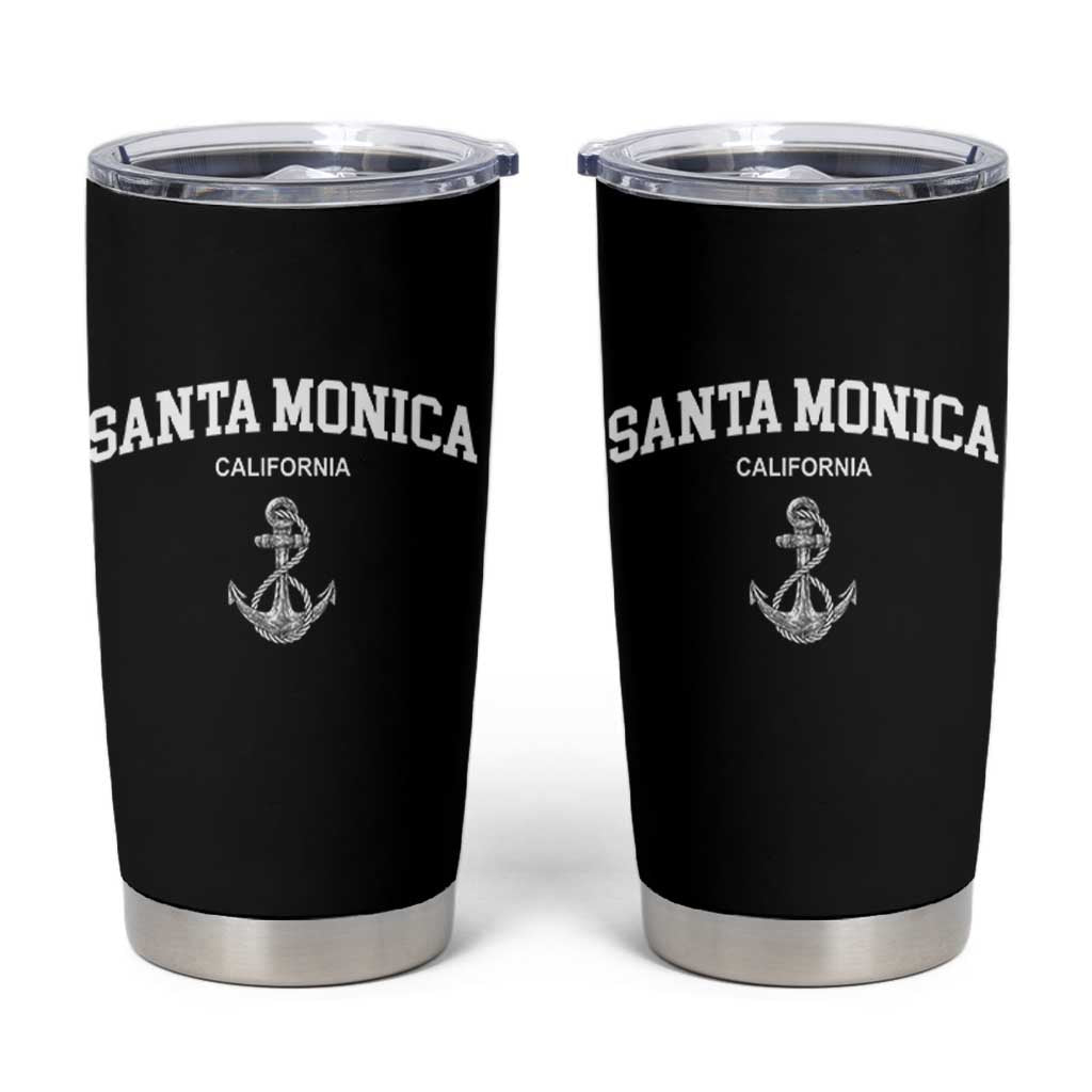 Santa Monica CA California Travel Souvenir Tumbler Cup