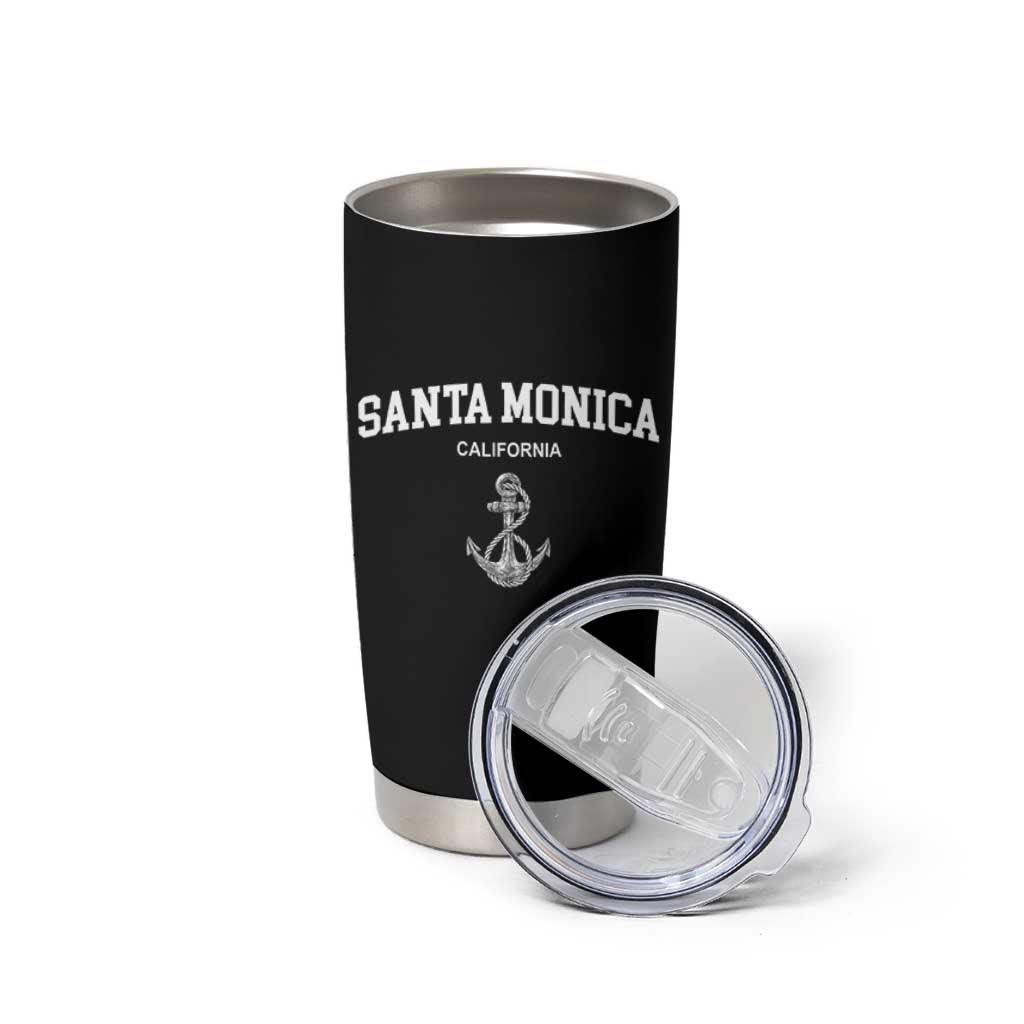 Santa Monica CA California Travel Souvenir Tumbler Cup