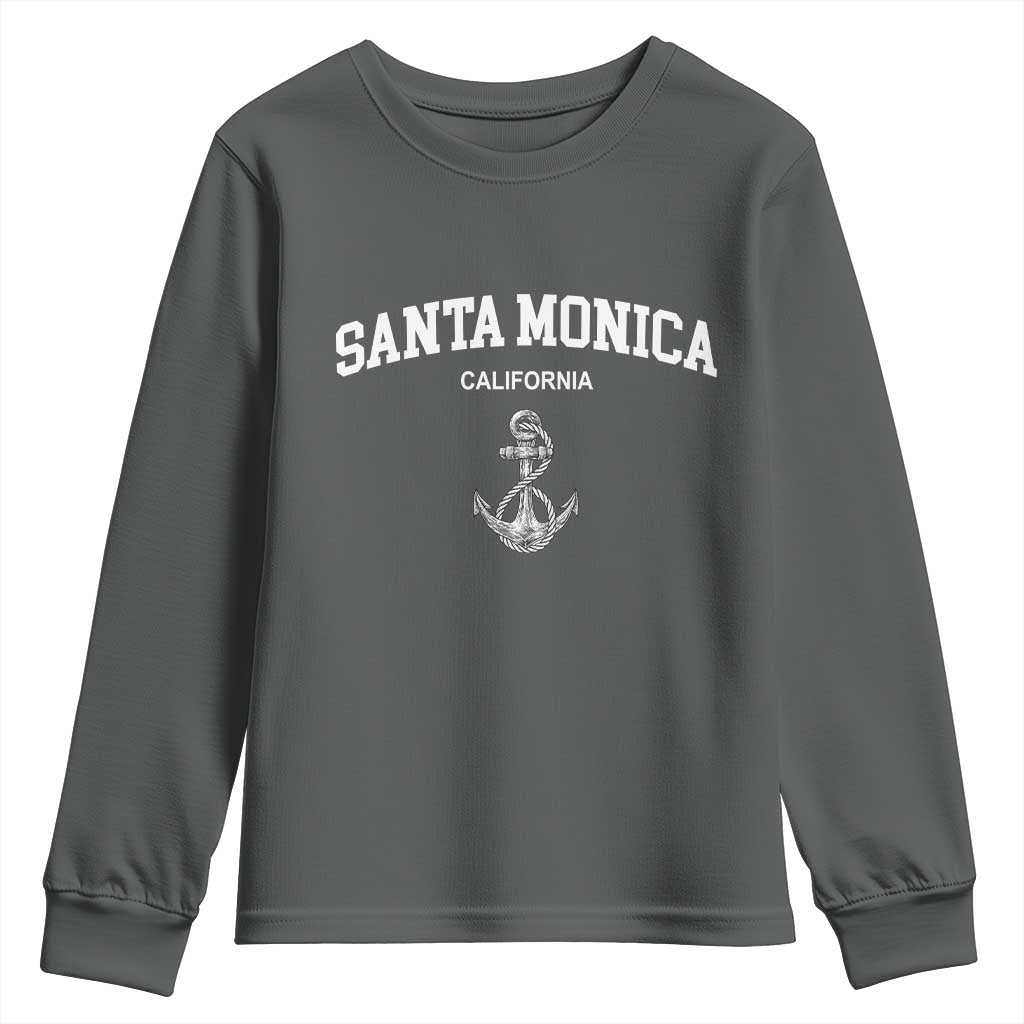 Santa Monica CA California Travel Souvenir Youth Sweatshirt