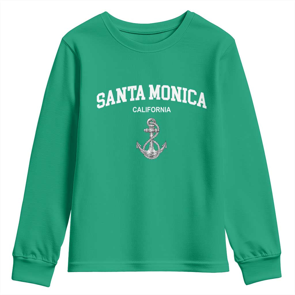 Santa Monica CA California Travel Souvenir Youth Sweatshirt