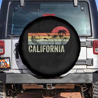 Retro California Beach Shirt, Vintage Cali Sunset Tee Spare Tire Cover
