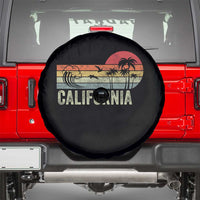 Retro California Beach Shirt, Vintage Cali Sunset Tee Spare Tire Cover