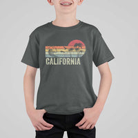 Retro California Beach Shirt, Vintage Cali Sunset Tee T Shirt For Kid