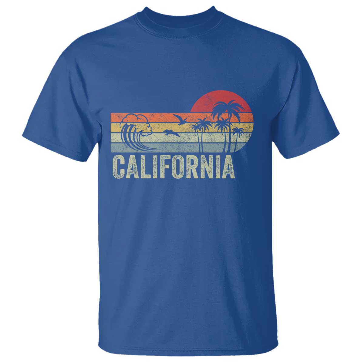Retro California Beach Shirt, Vintage Cali Sunset Tee T Shirt
