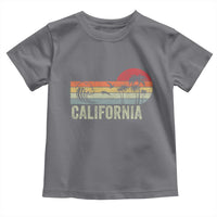 Retro California Beach Shirt, Vintage Cali Sunset Tee Toddler T Shirt