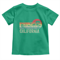 Retro California Beach Shirt, Vintage Cali Sunset Tee Toddler T Shirt