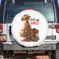 Christmas Cowgirl Boots Spare Tire Cover Western Cowboy Hat Howdy - Wonder Print Shop