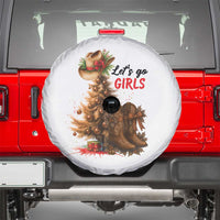 Christmas Cowgirl Boots Spare Tire Cover Western Cowboy Hat Howdy - Wonder Print Shop