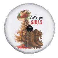 Christmas Cowgirl Boots Spare Tire Cover Western Cowboy Hat Howdy - Wonder Print Shop
