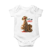Christmas Cowgirl Boots Baby Onesie Western Cowboy Hat Howdy - Wonder Print Shop