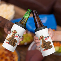 Christmas Cowgirl Boots 4 in 1 Can Cooler Tumbler Western Cowboy Hat Howdy - Wonder Print Shop