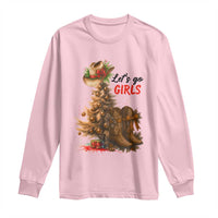 Christmas Cowgirl Boots Long Sleeve Shirt Western Cowboy Hat Howdy - Wonder Print Shop