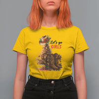 Christmas Cowgirl Boots T Shirt For Women Western Cowboy Hat Howdy - Wonder Print Shop