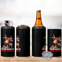 Cowboy Santa Christmas 4 in 1 Can Cooler Tumbler Funny Western Xmas - Wonder Print Shop