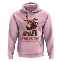 Cowboy Santa Christmas Hoodie Funny Western Xmas - Wonder Print Shop