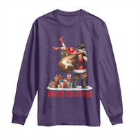 Cowboy Santa Christmas Long Sleeve Shirt Funny Western Xmas - Wonder Print Shop