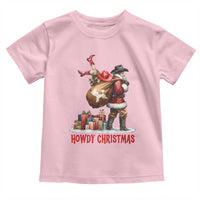 Cowboy Santa Christmas Toddler T Shirt Funny Western Xmas - Wonder Print Shop