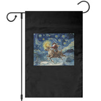 Cowboy Santa Starry Night Christmas Garden Flag - Wonder Print Shop
