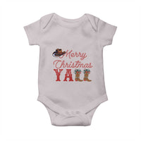 Western Cowboy Howdy Baby Onesie Merry Christmas Yall Cowgirl Boots Hat - Wonder Print Shop