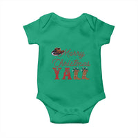 Western Cowboy Howdy Baby Onesie Merry Christmas Yall Cowgirl Boots Hat - Wonder Print Shop