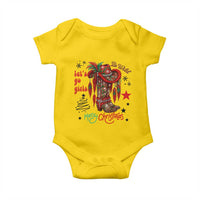 Let Us Go Girls Baby Onesie Christmas Cowgirl Boots - Wonder Print Shop