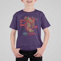 Let Us Go Girls T Shirt For Kid Christmas Cowgirl Boots - Wonder Print Shop