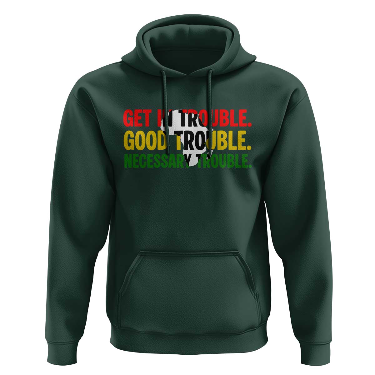 John Lewis Quote Affrican American Hoodie Get in Good Necessary Trouble